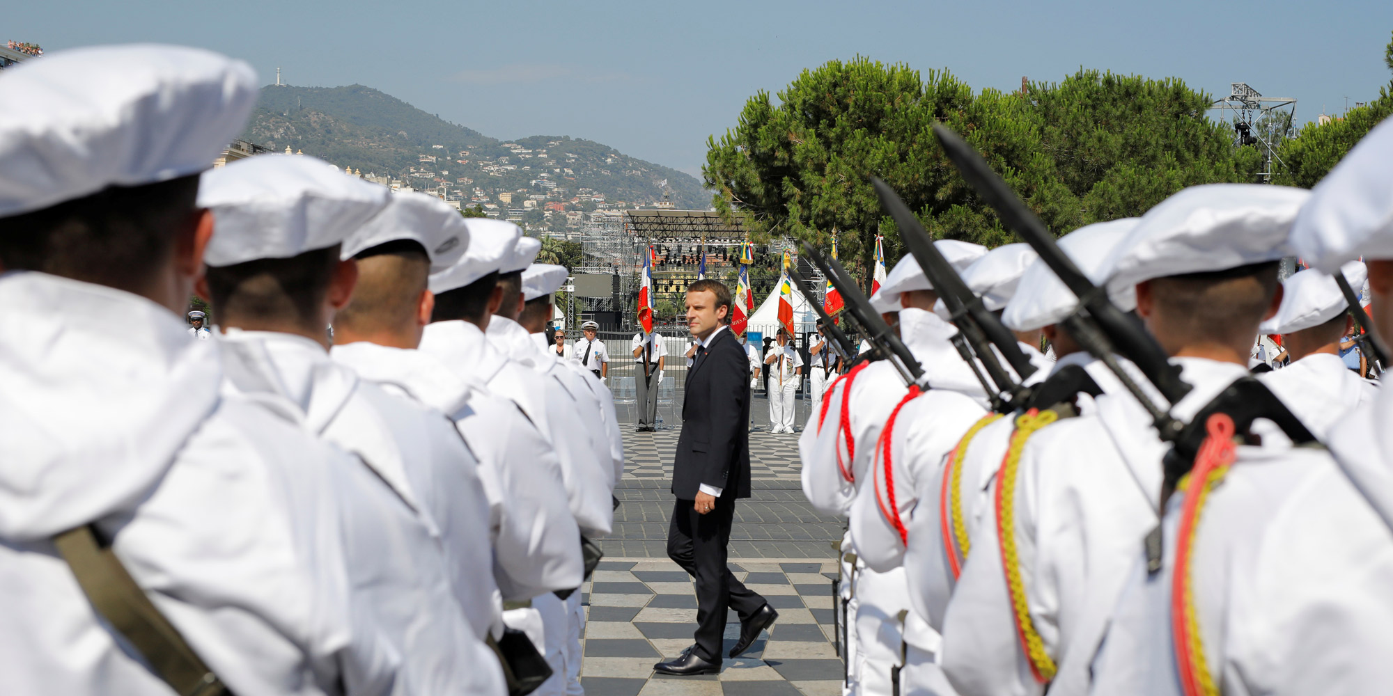 Cérémonie dhommage aux victimes de lattentat de Nice les quatre