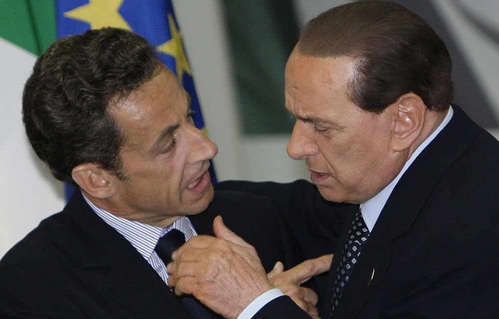 Tunisie et Libye au menu de Sarkozy et Berlusconi
