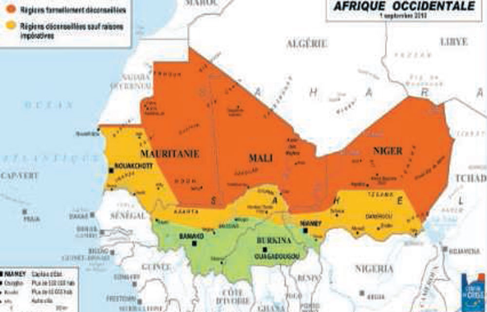 Les Français menacés dans la zone rouge