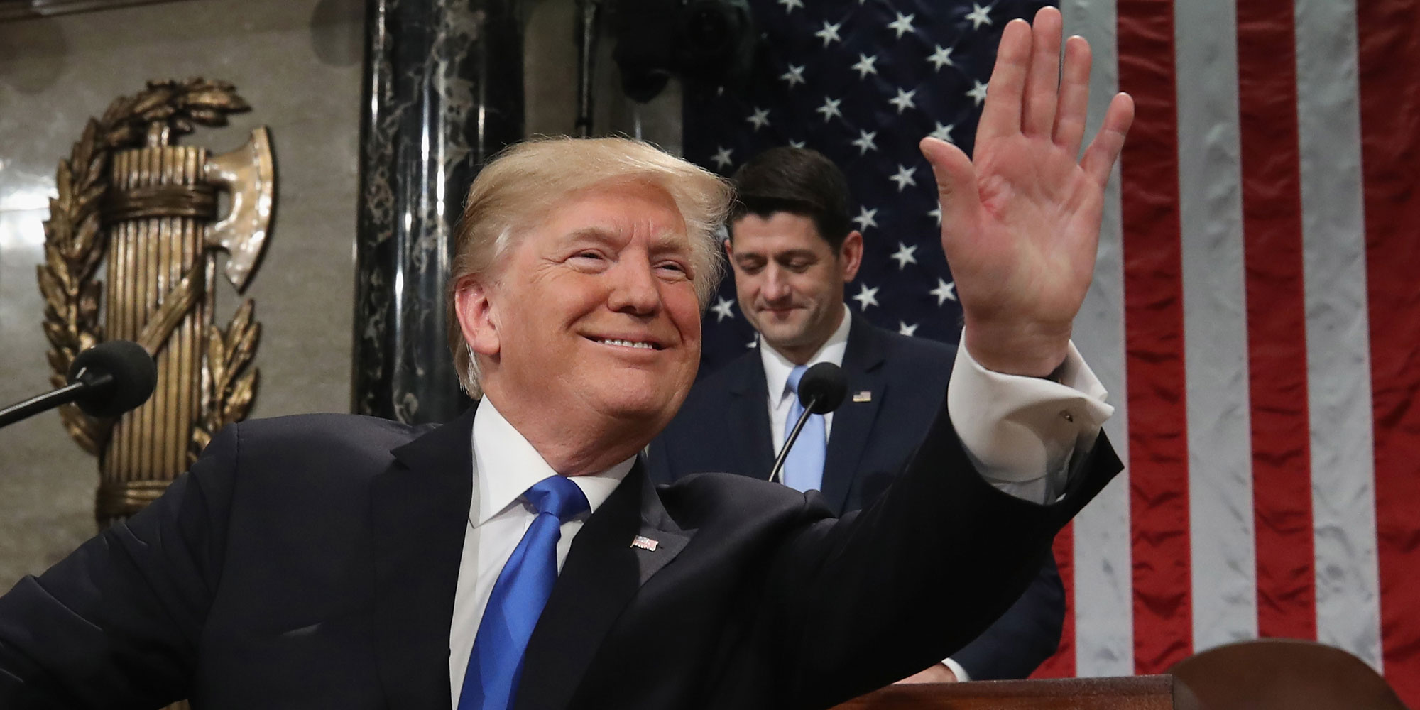 Donald Trump : son discours devant le congrès en 5 mots