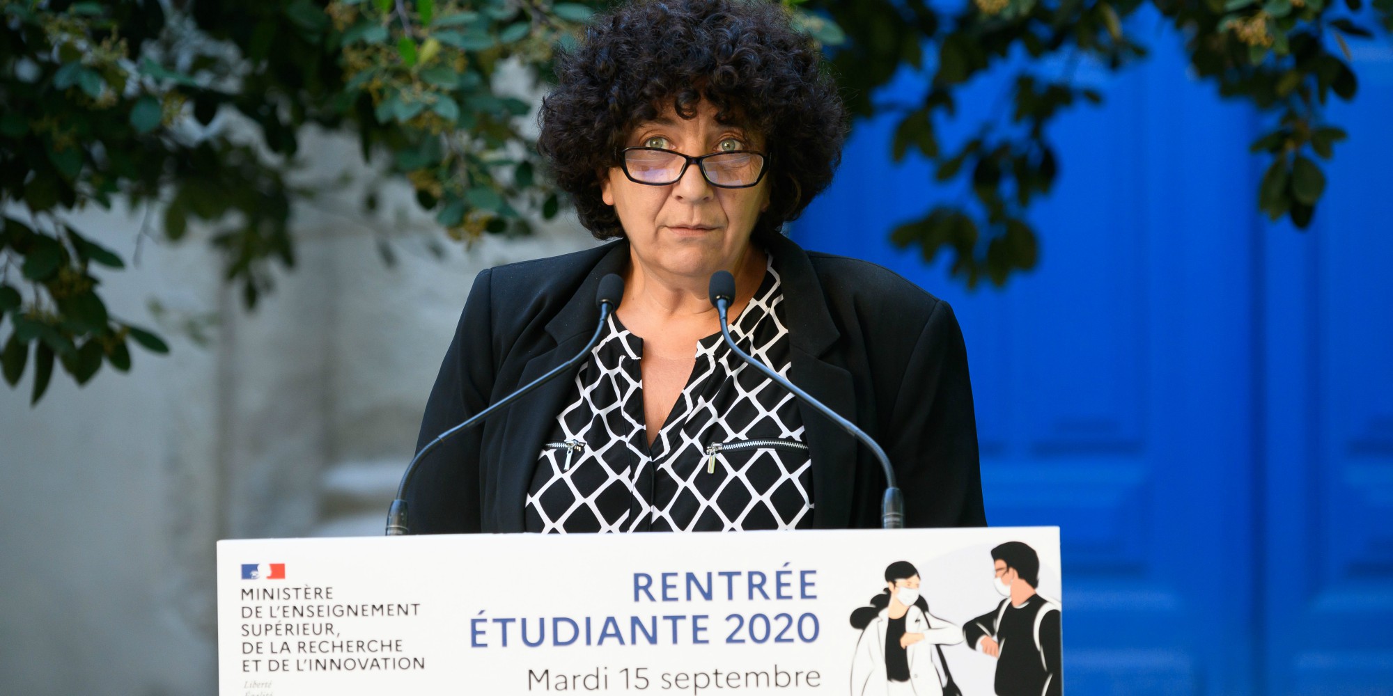 La Ministre De L Enseignement Superieur Frederique Vidal Fait Sa Rentree Sur Fond De Coronavirus
