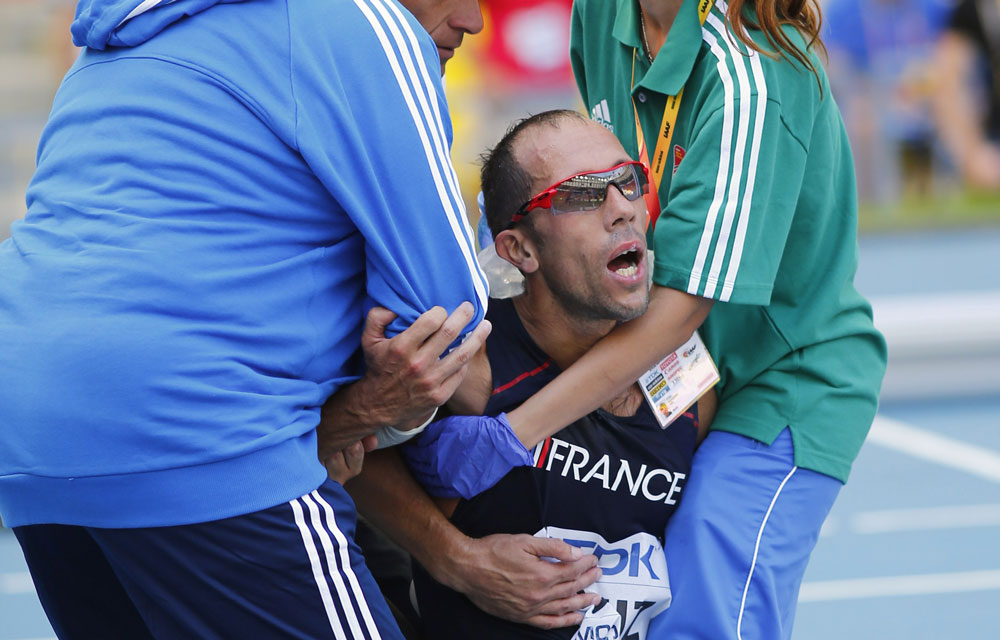 Encore raté pour Yohann Diniz
